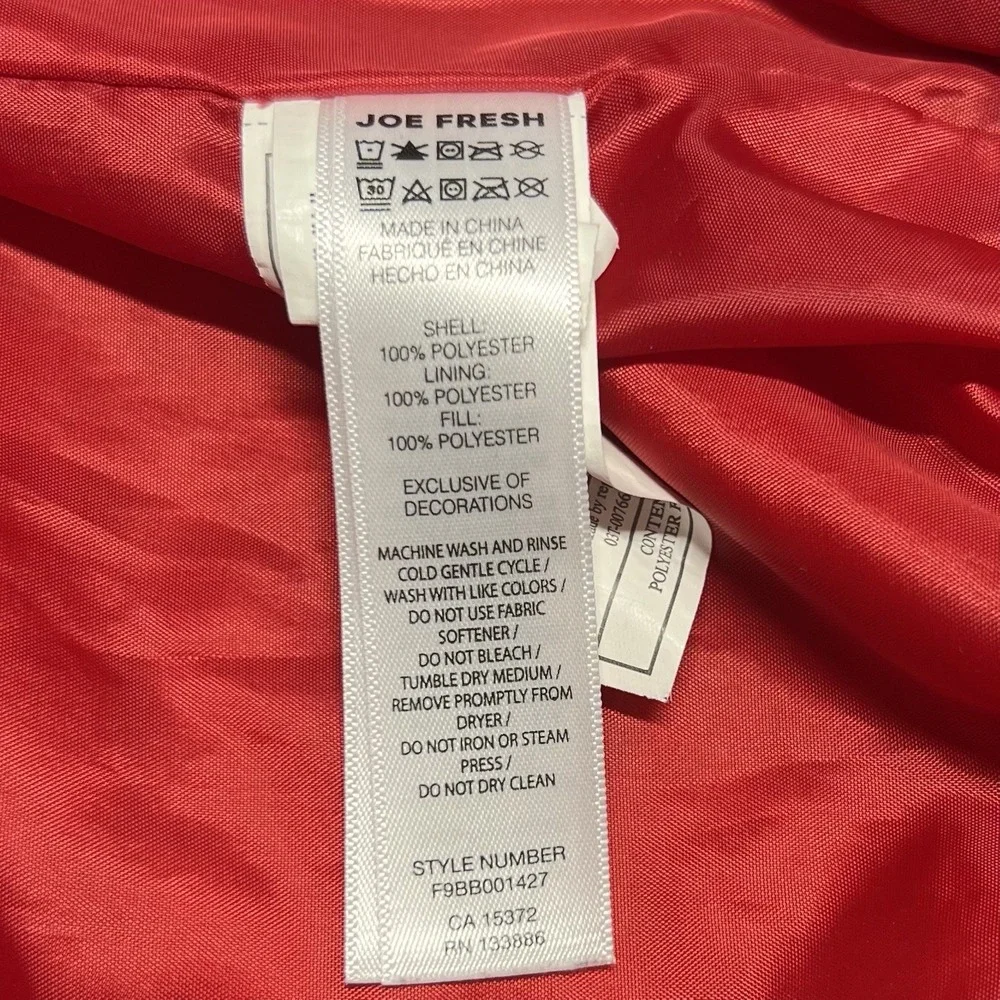 Joe Fresh primaloft® insulated